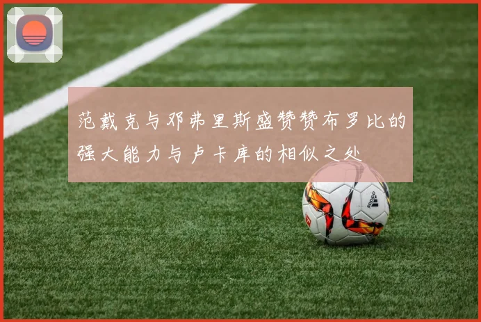 范戴克与邓弗里斯盛赞赞布罗比的强大能力与卢卡库的相似之处